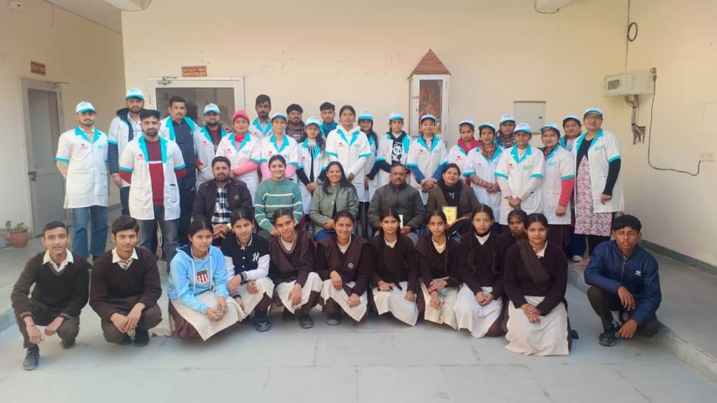 Students visit PNB Rural SelfEmployment Training Institute